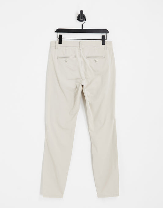 Only & Sons slim fit chinos in beige