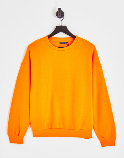 ASOS DESIGN co-ord ultimate oversized sweatshirt in orange