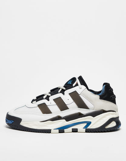 adidas Originals Niteball trainers in white and black