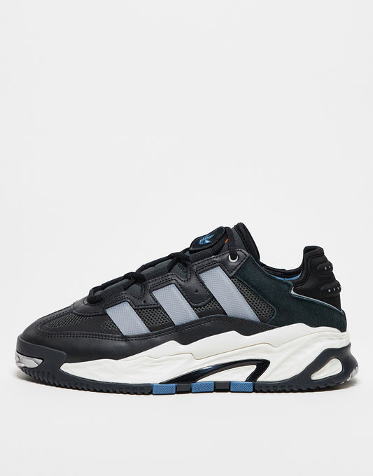 adidas Originals Niteball trainers in black and white