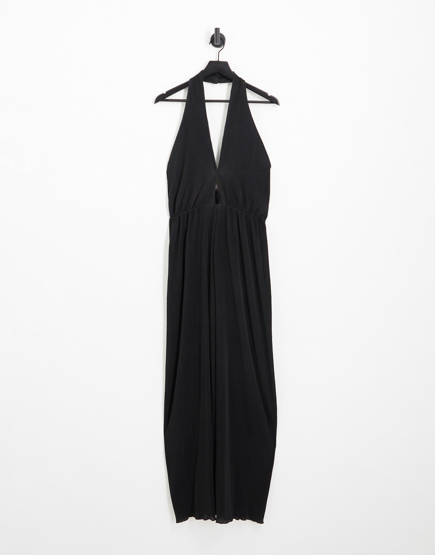 & Other Stories halter jumpsuit in black