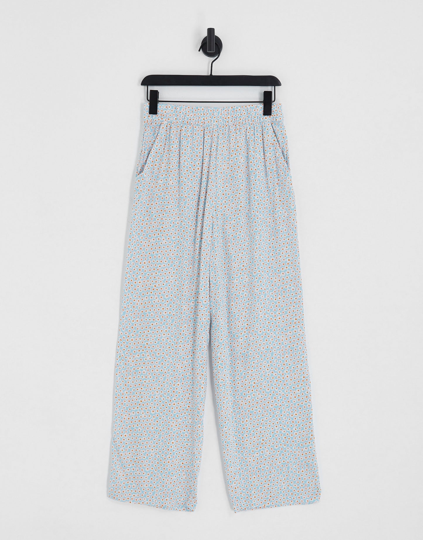 Monki elasticated waist trousers in pastel floral