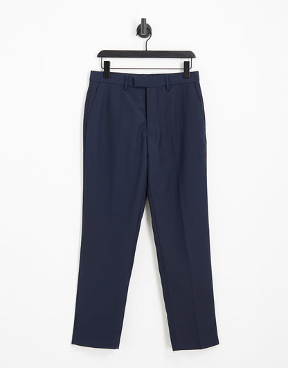 French Connection slim suit trousers in navy