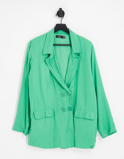 Heartbreak oversized dad blazer in green