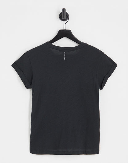 Allsaints Anna tee in black