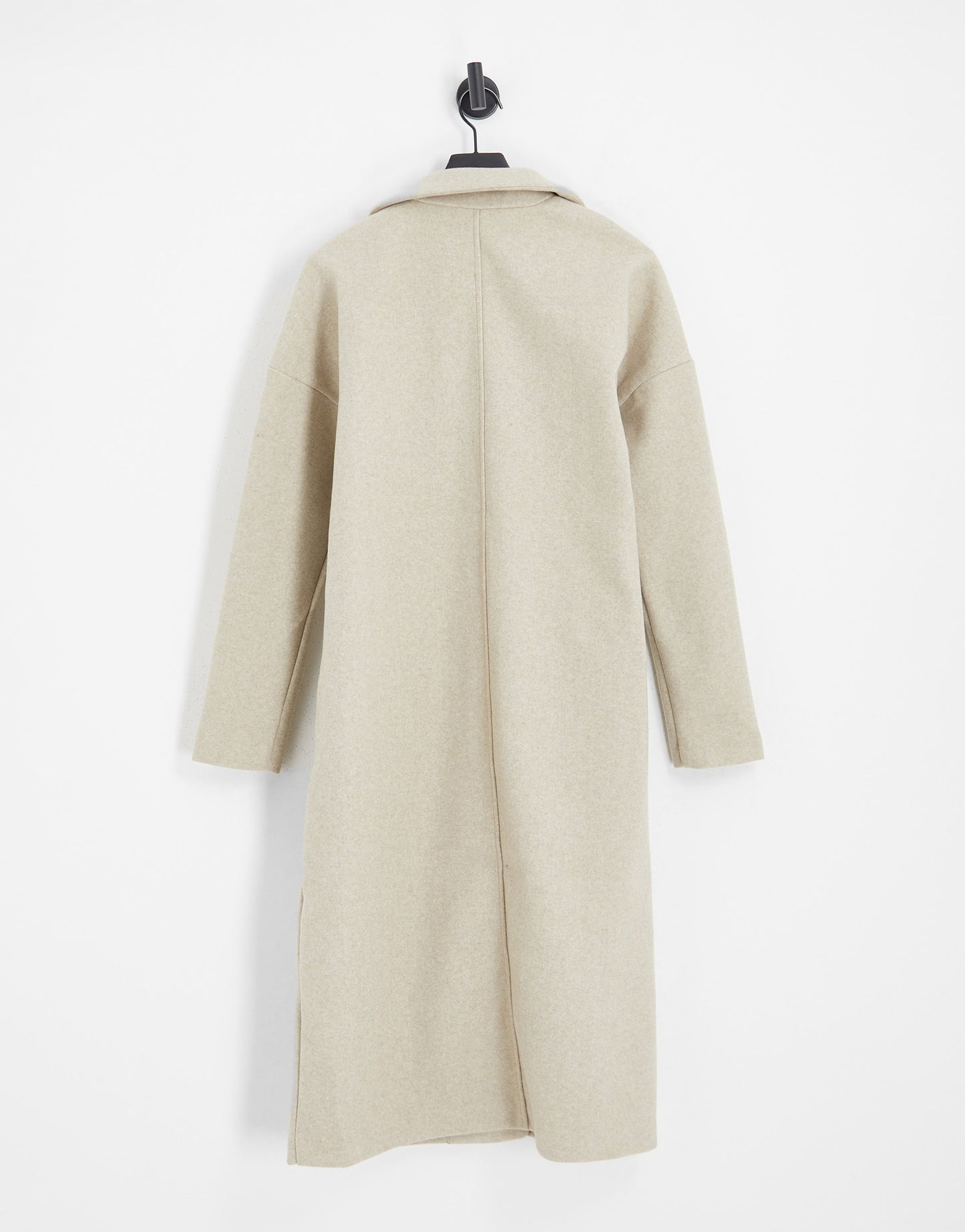 ONLY Tall longline tailored coat in stone