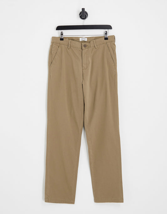 Jack & Jones Intelligence loose fit chino in beige