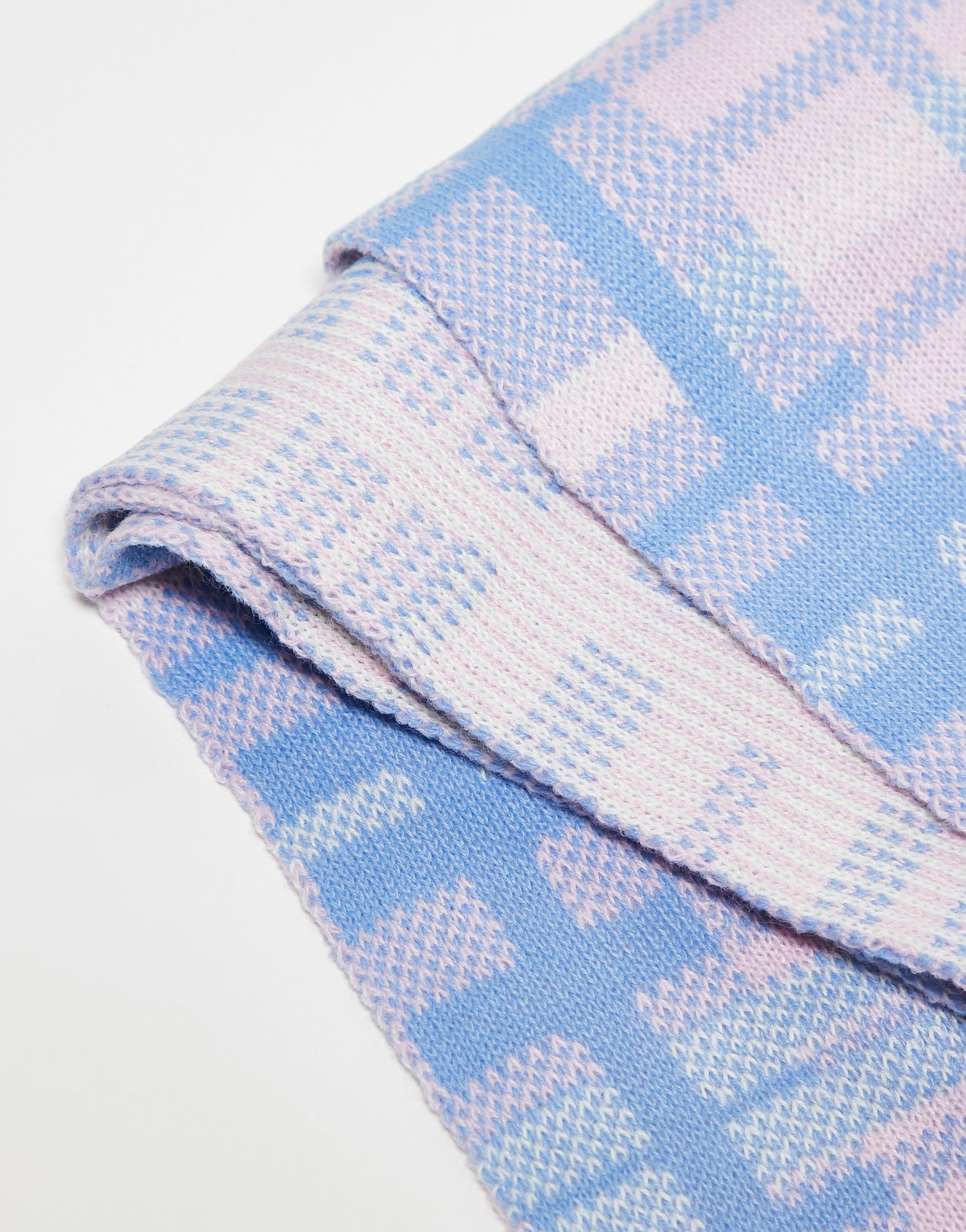 Threadbare scarf in pink and blue check