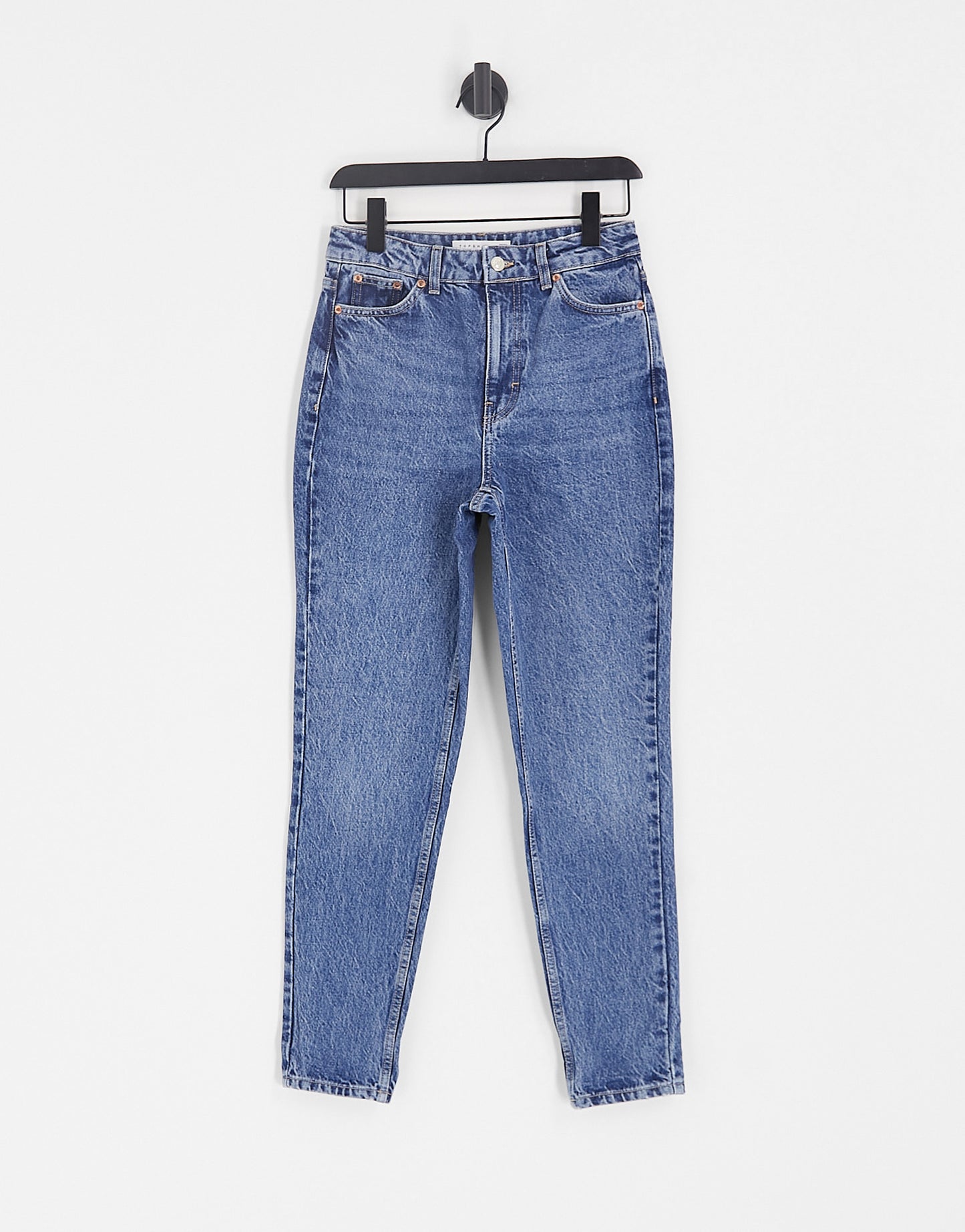 Topshop Original Mom jeans in mid blue