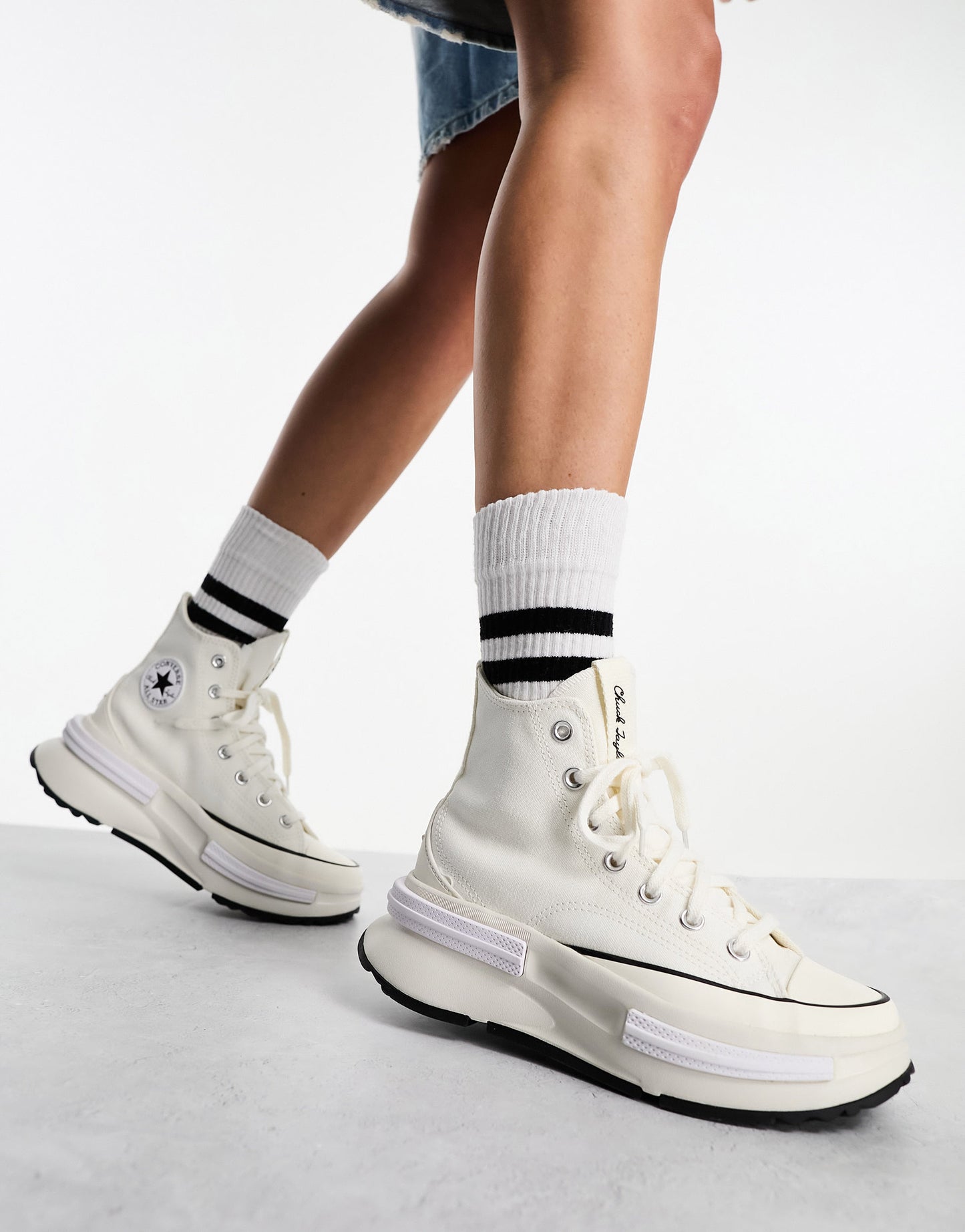 Converse Run Star Legacy CX Hi trainers in white - WHITE