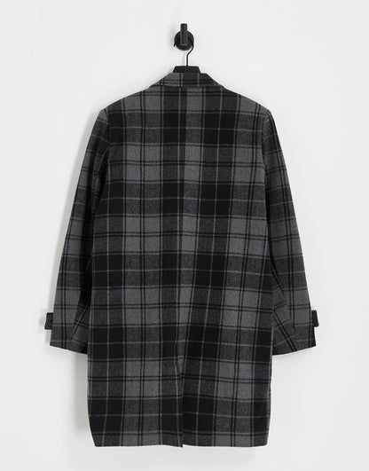 Bolongaro Trevor utility pocket duster in black check