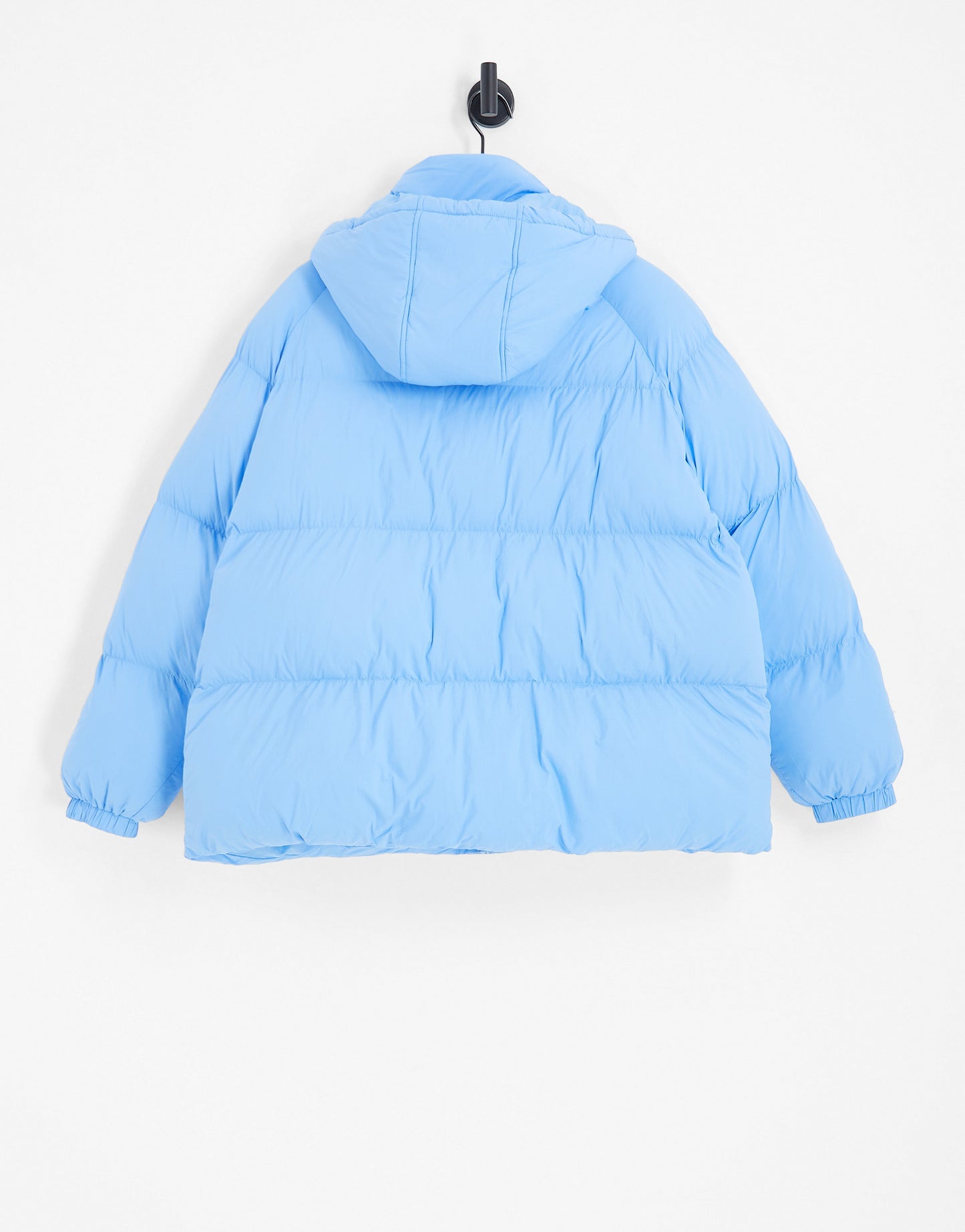 ASOS EDITION hooded puffer jacket in blue