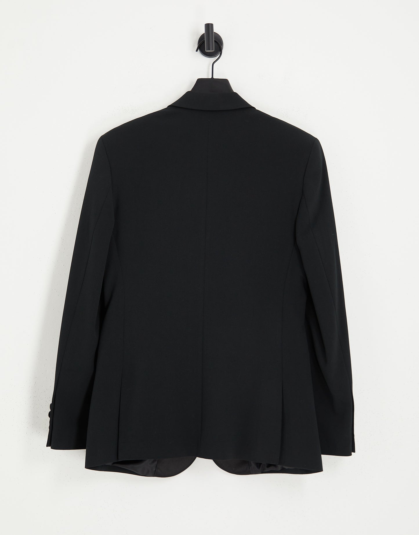 ASOS DESIGN super skinny tux jacket in black