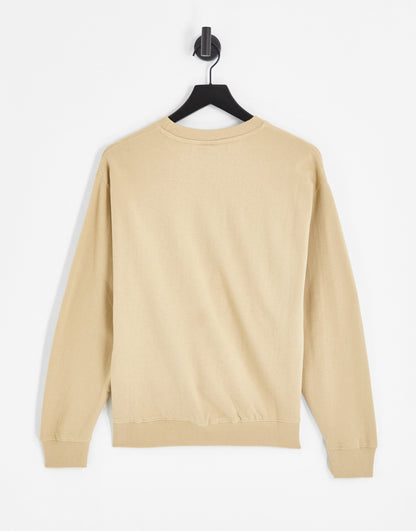 HNR LDN taurus star sign sweatshirt in natural