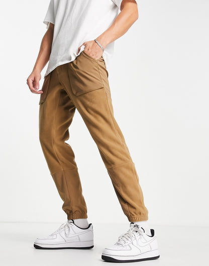 Columbia Heritage ridge fleece joggers in brown