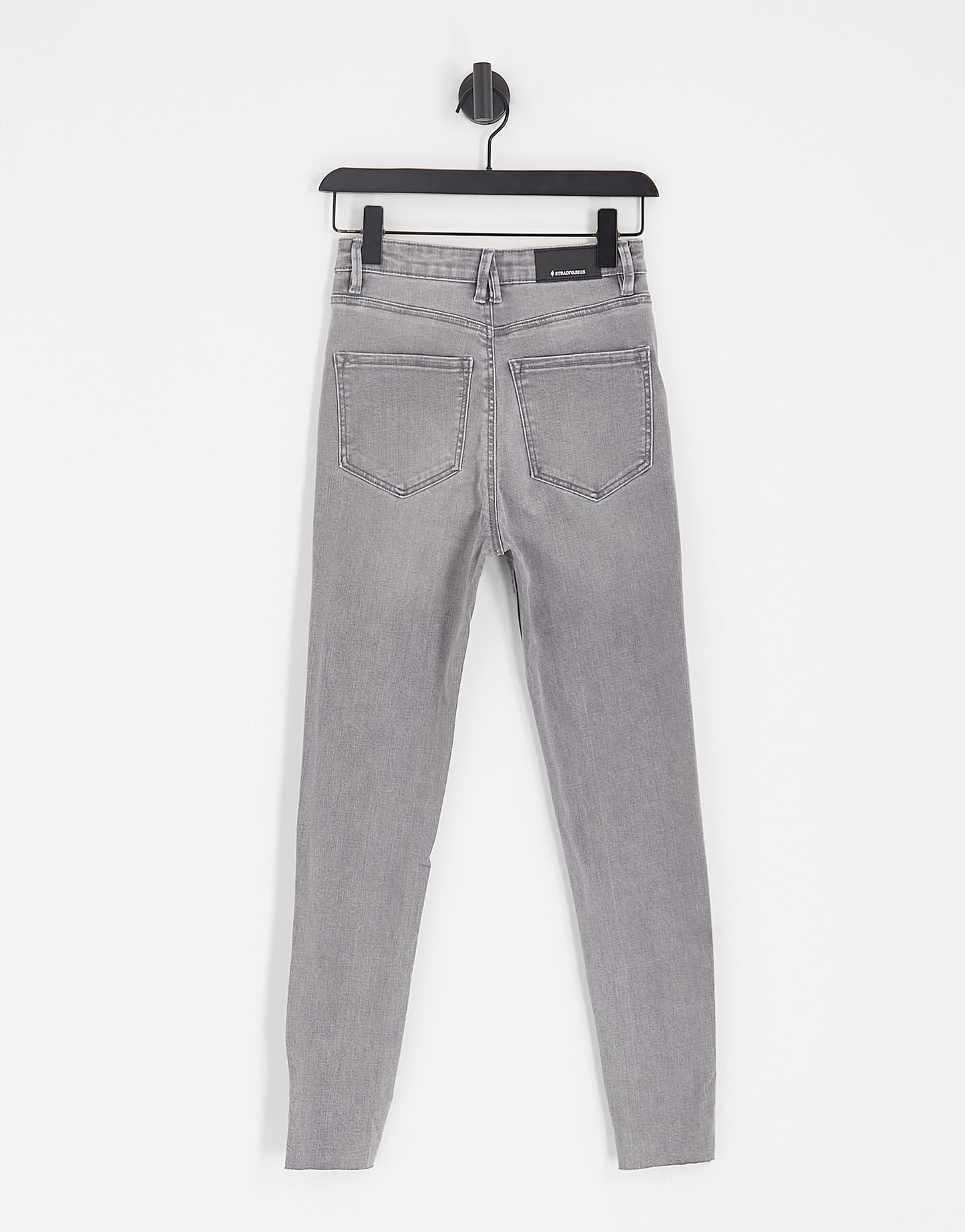 Stradivarius super high waist skinny jean in grey