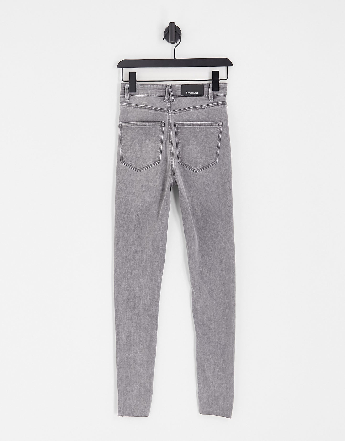 Stradivarius Tall super high waist skinny jean in grey