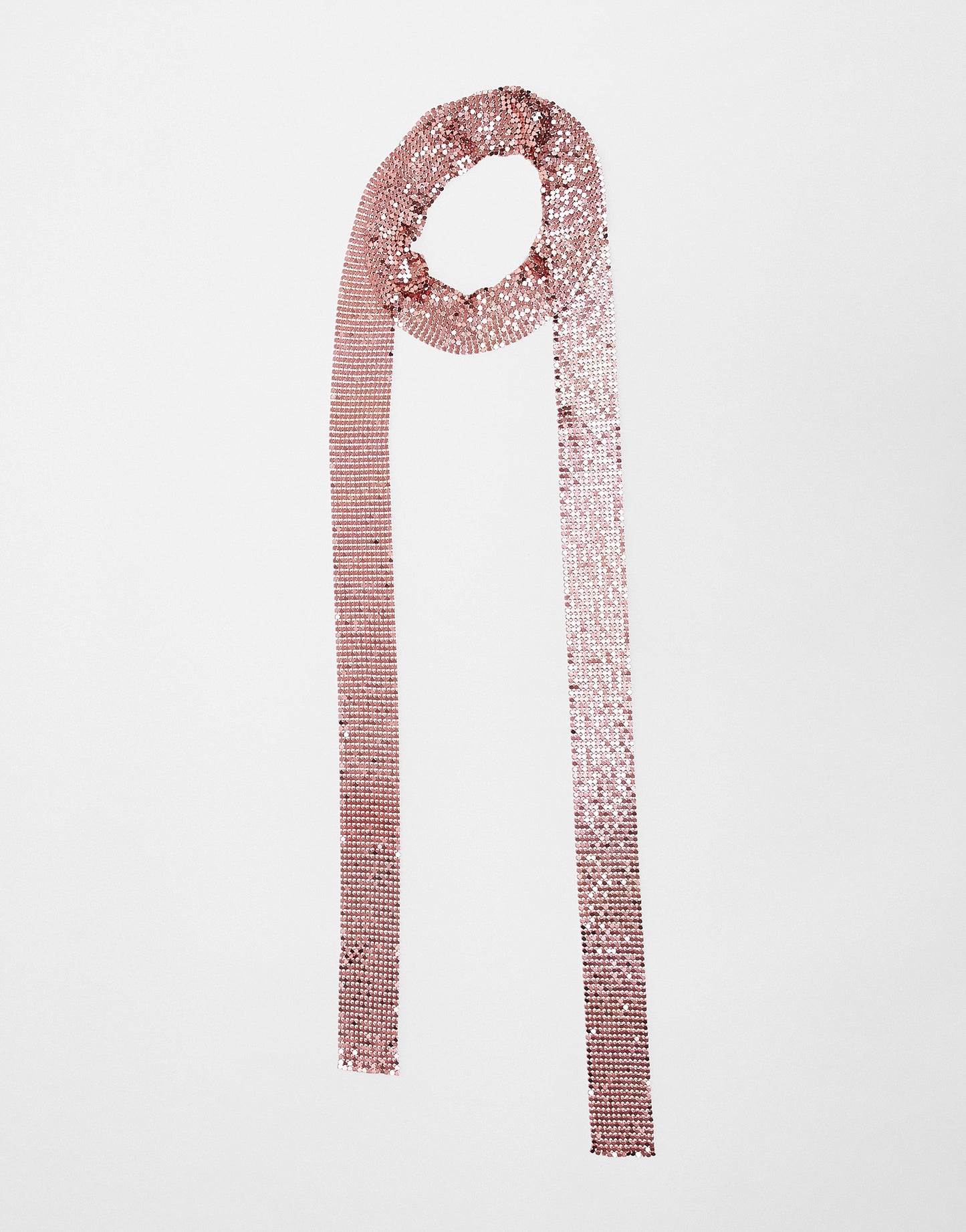 Tammy Girl pink chainmail scarf