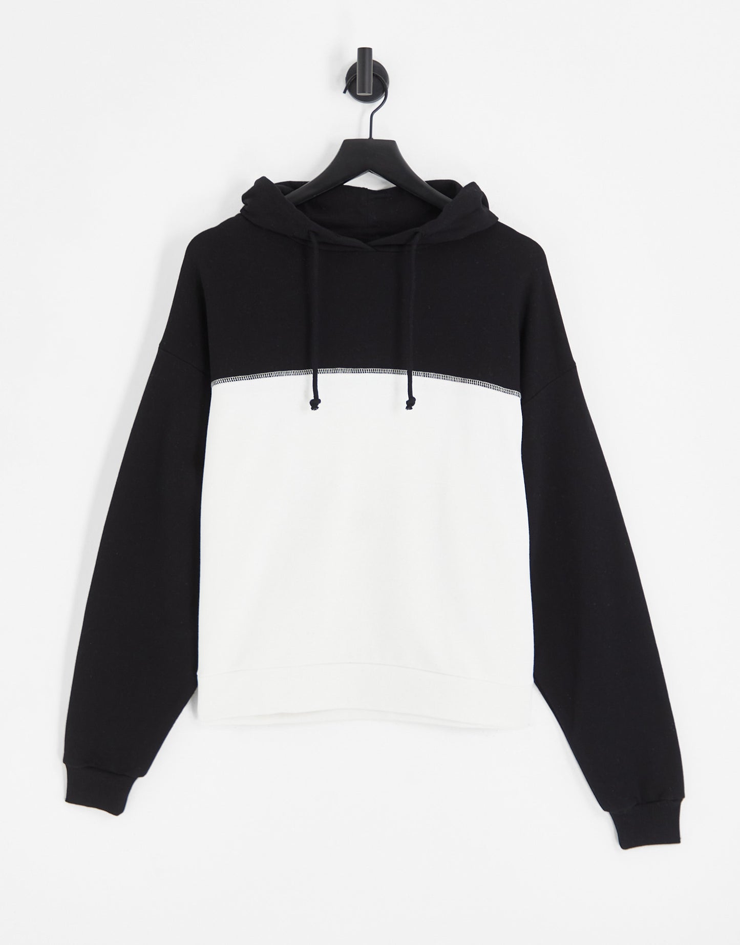 ASOS DESIGN oversized hoodie in mono colour block