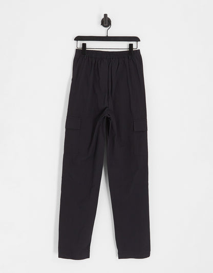 Heartbreak Tall twill cargo trousers in black