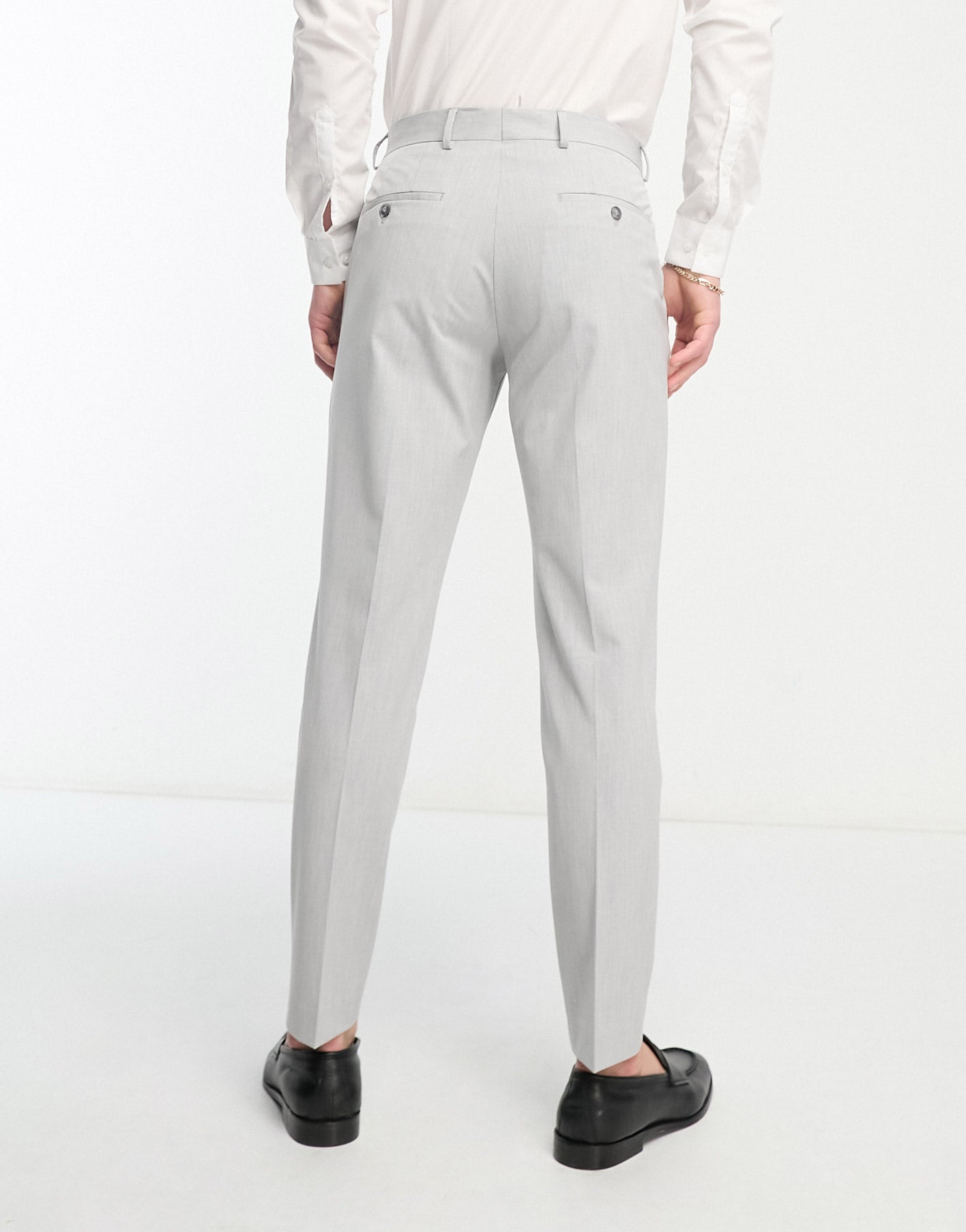 Selected Homme slim fit suit trouser in light grey