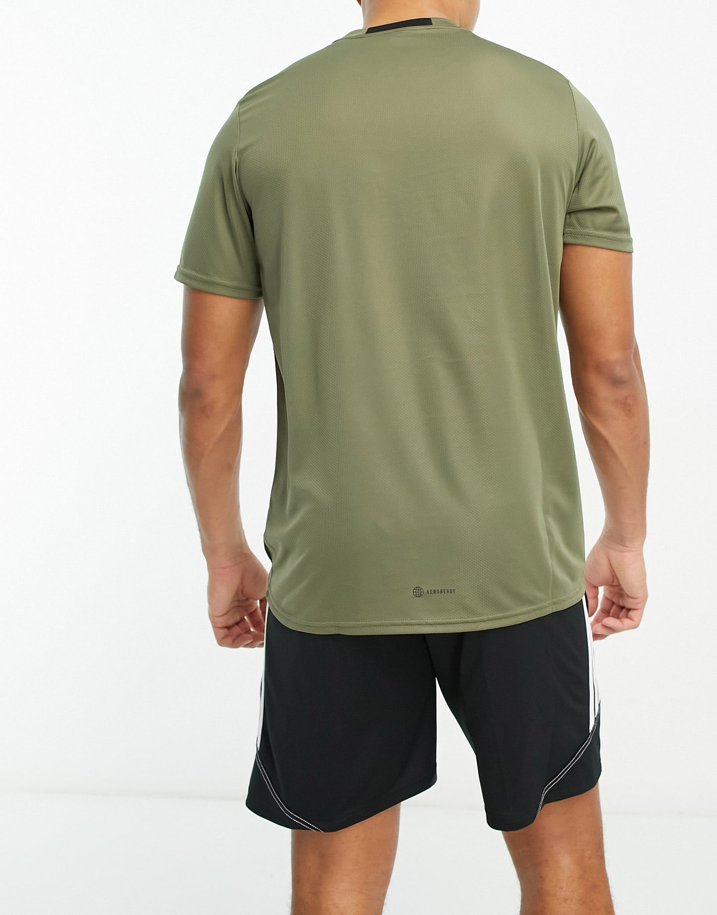 adidas Training Design for Movement t-shirt in khaki