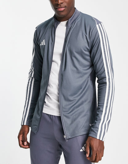 adidas Football Tiro 23 track jacket in grey