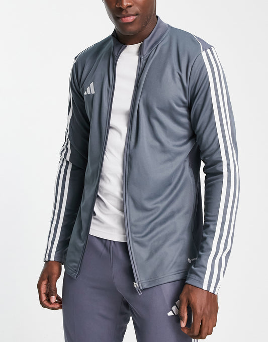 adidas Football Tiro 23 track jacket in grey