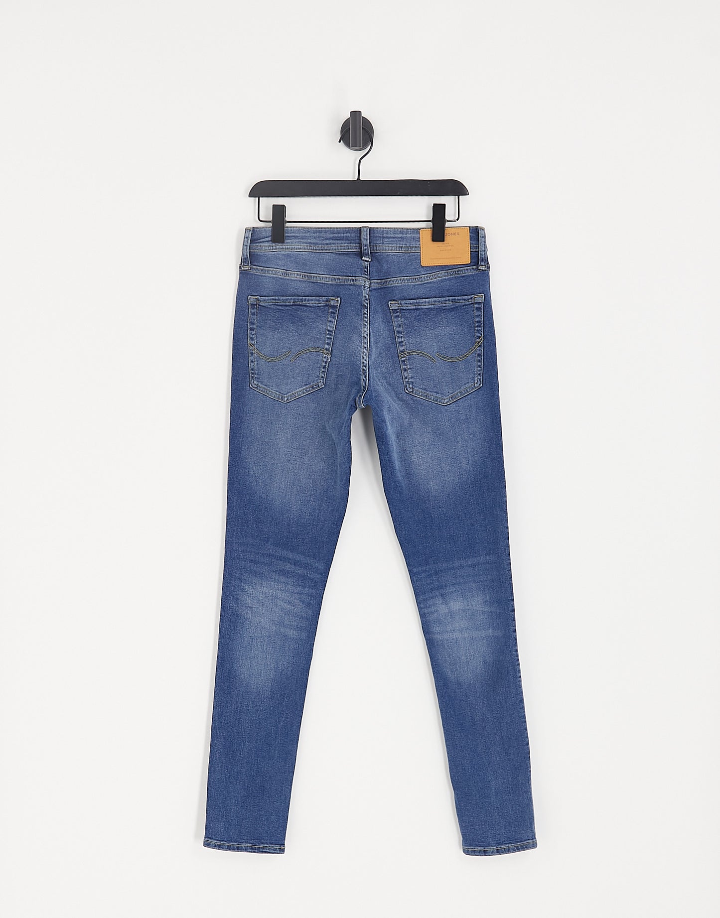 Jack & Jones Intelligence Liam skinny jean in mid wash blue