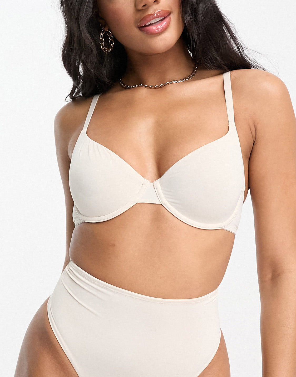 Dorina Evelyn B-F blend smoothing underwire bra in mink