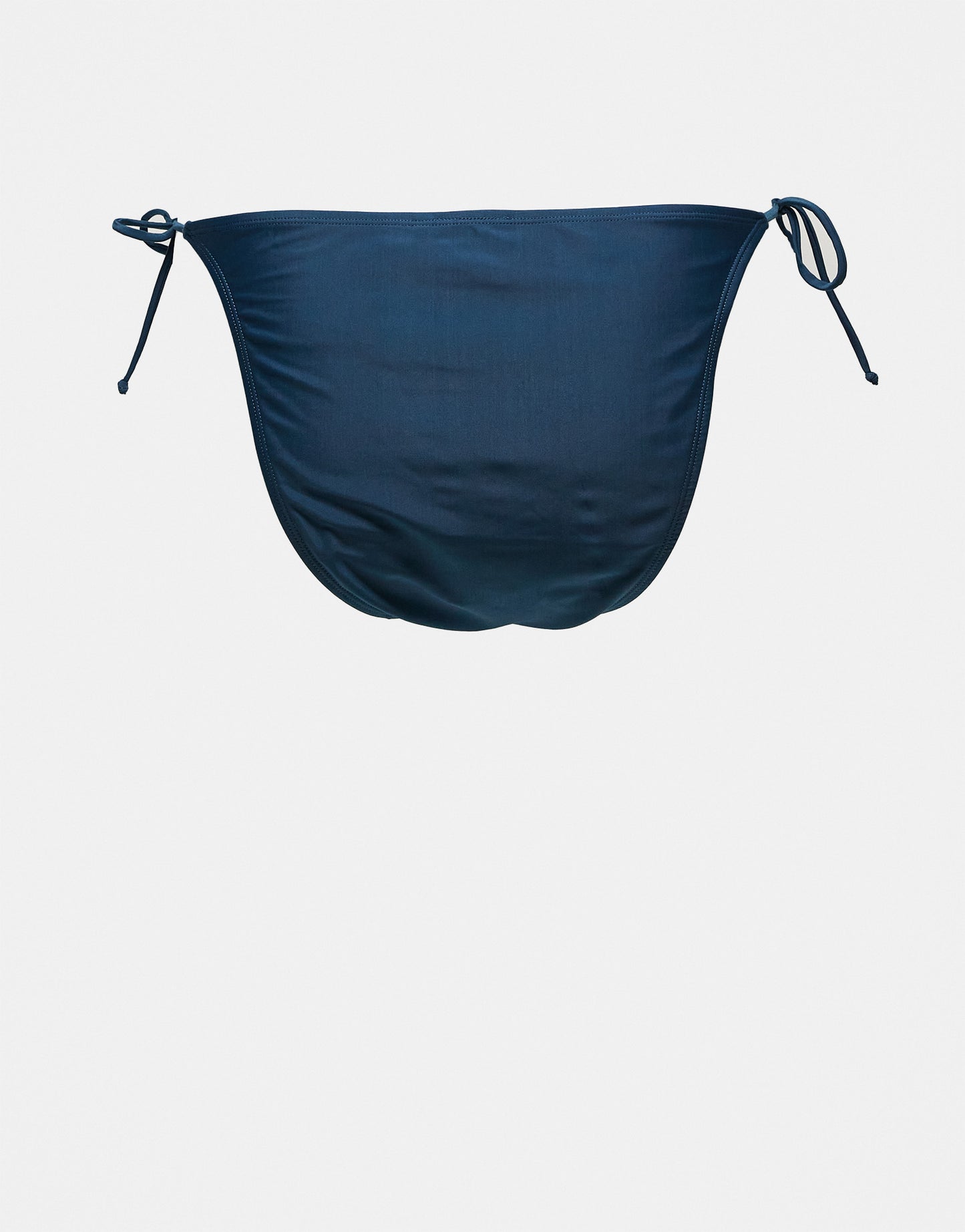 Brave Soul Plus tie side bikini bottom in navy