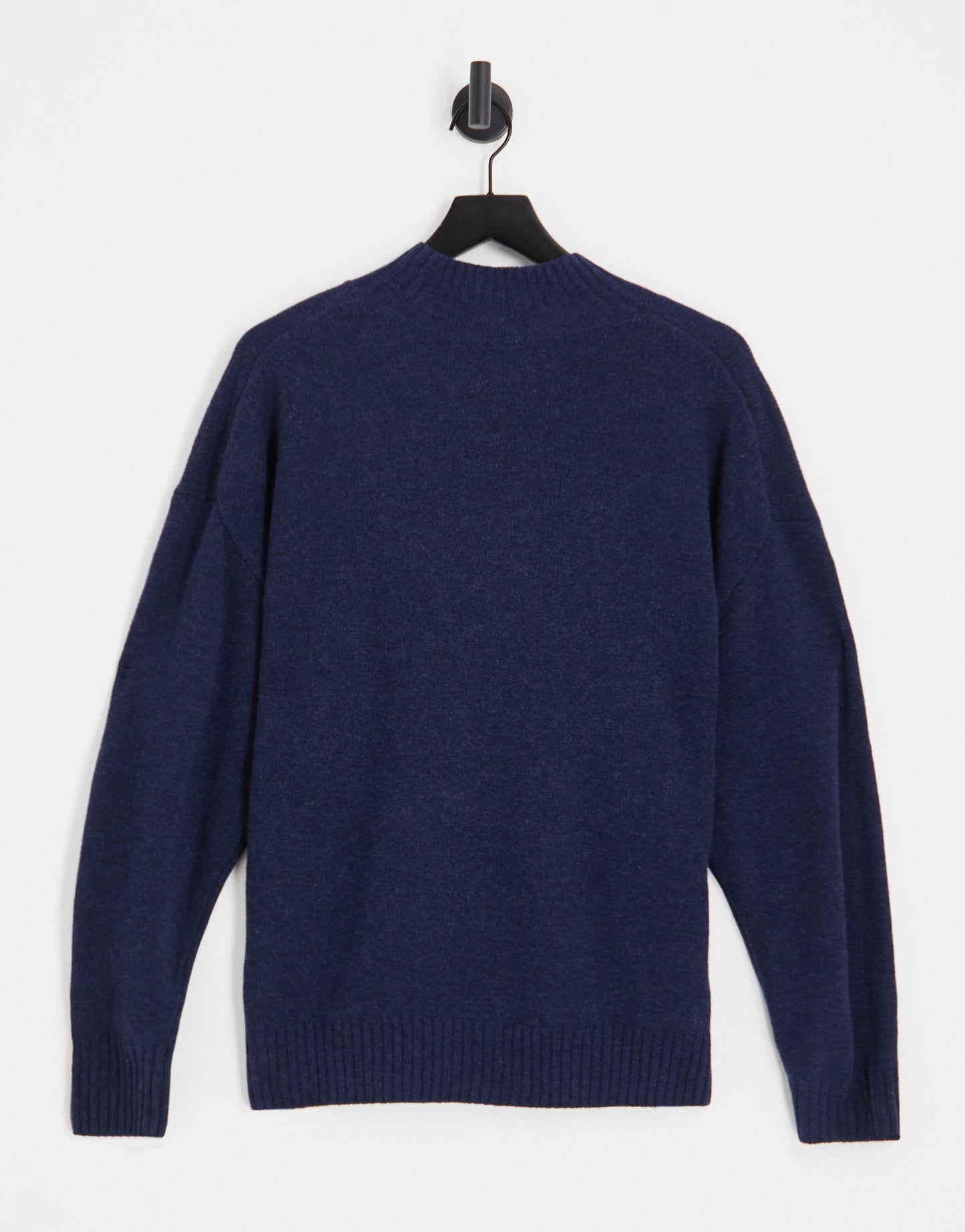 Weekday Unni knitted sweater in navy