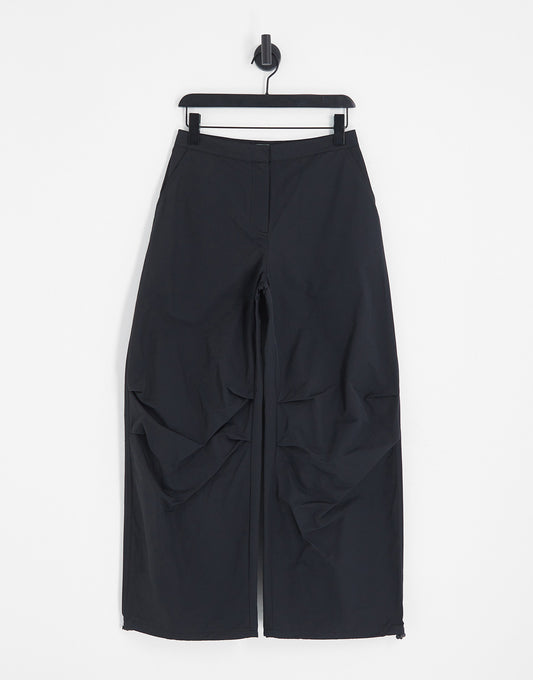 Weekday Nilo co-ord oversized tracksuit trouser in black