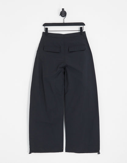 Weekday Nilo co-ord oversized tracksuit trouser in black