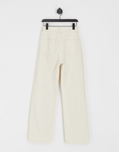 ASOS DESIGN dad jean in neutral