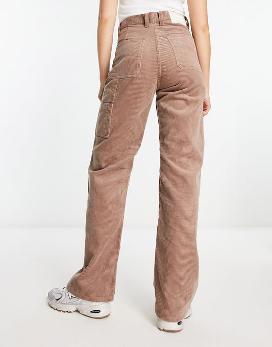 Dr Denim Echo worker trousers in beige