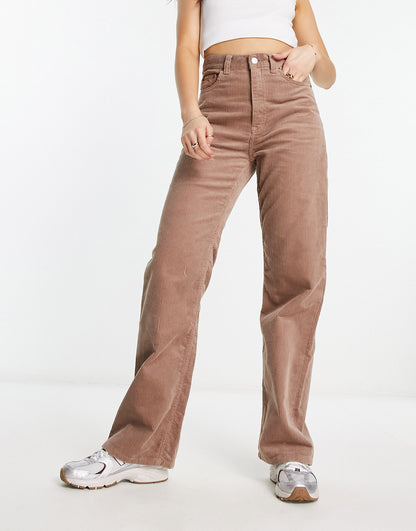 Dr Denim Echo worker trousers in beige