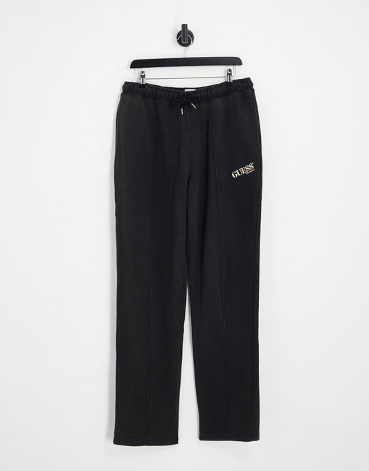 Guess Originals logo joggers in black