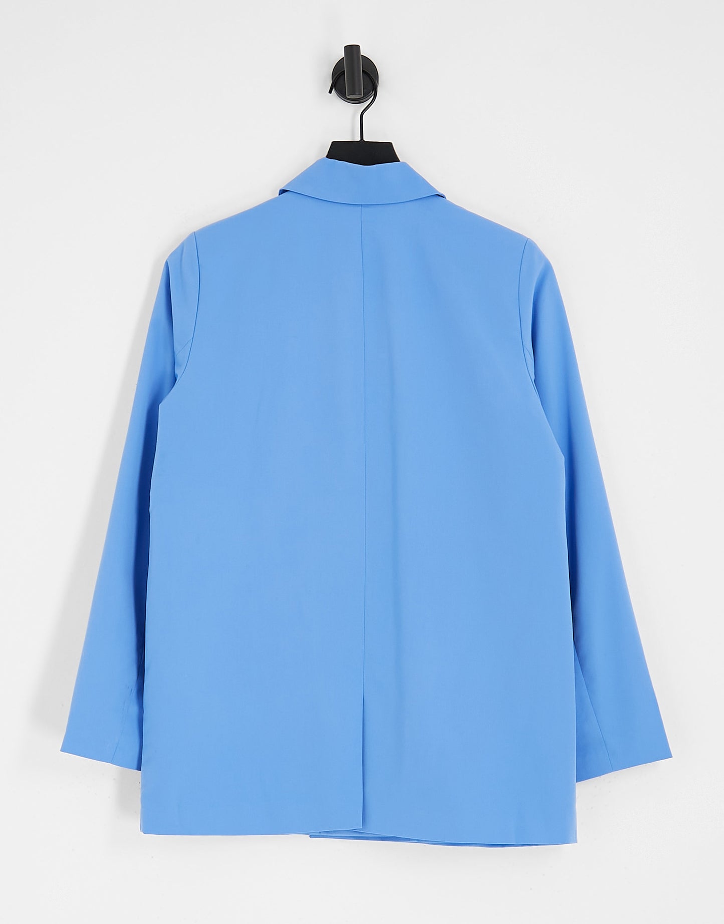 Pieces double breasted blazer co-ord in blue