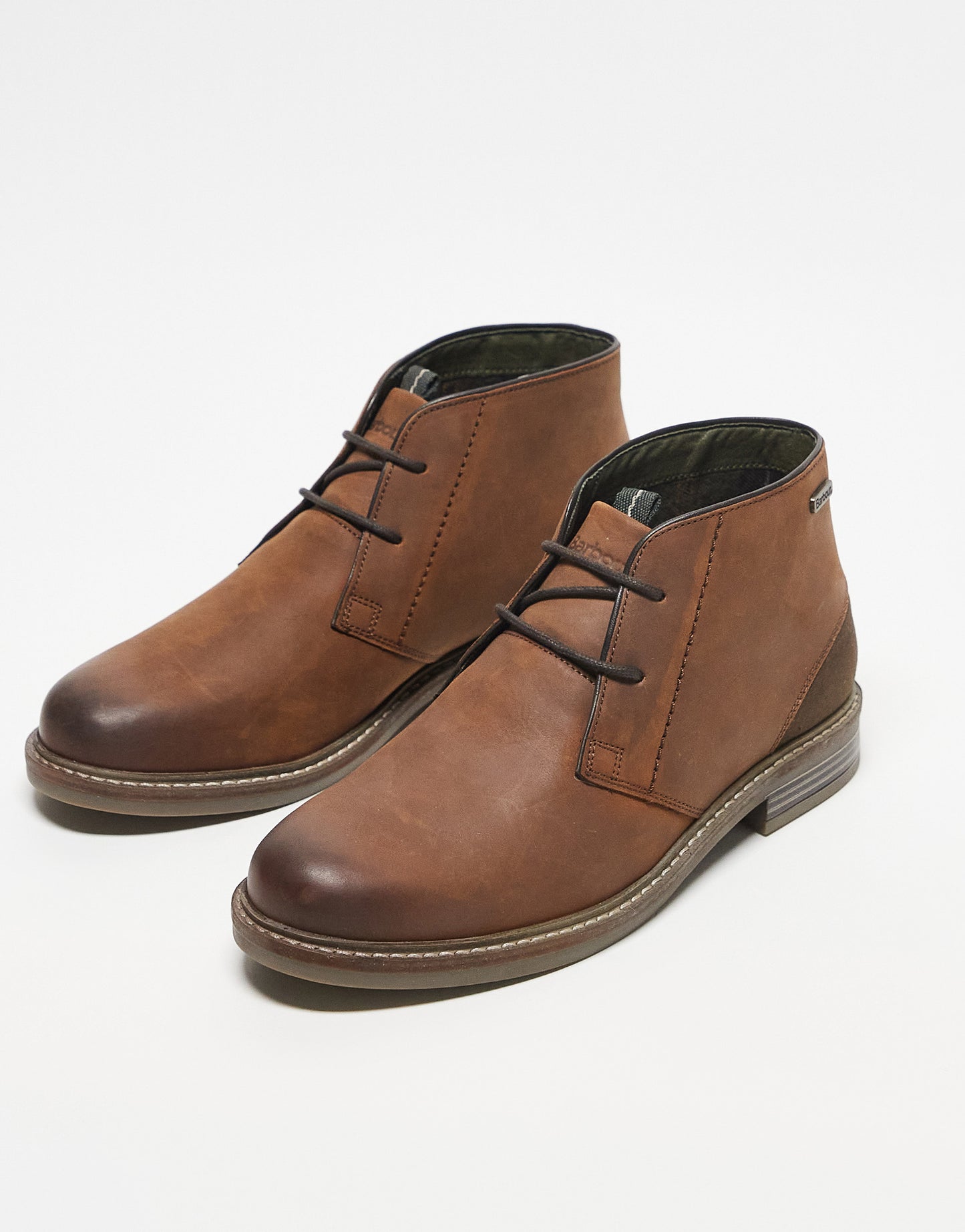 Barbour Readhead leather chukka boots in brown