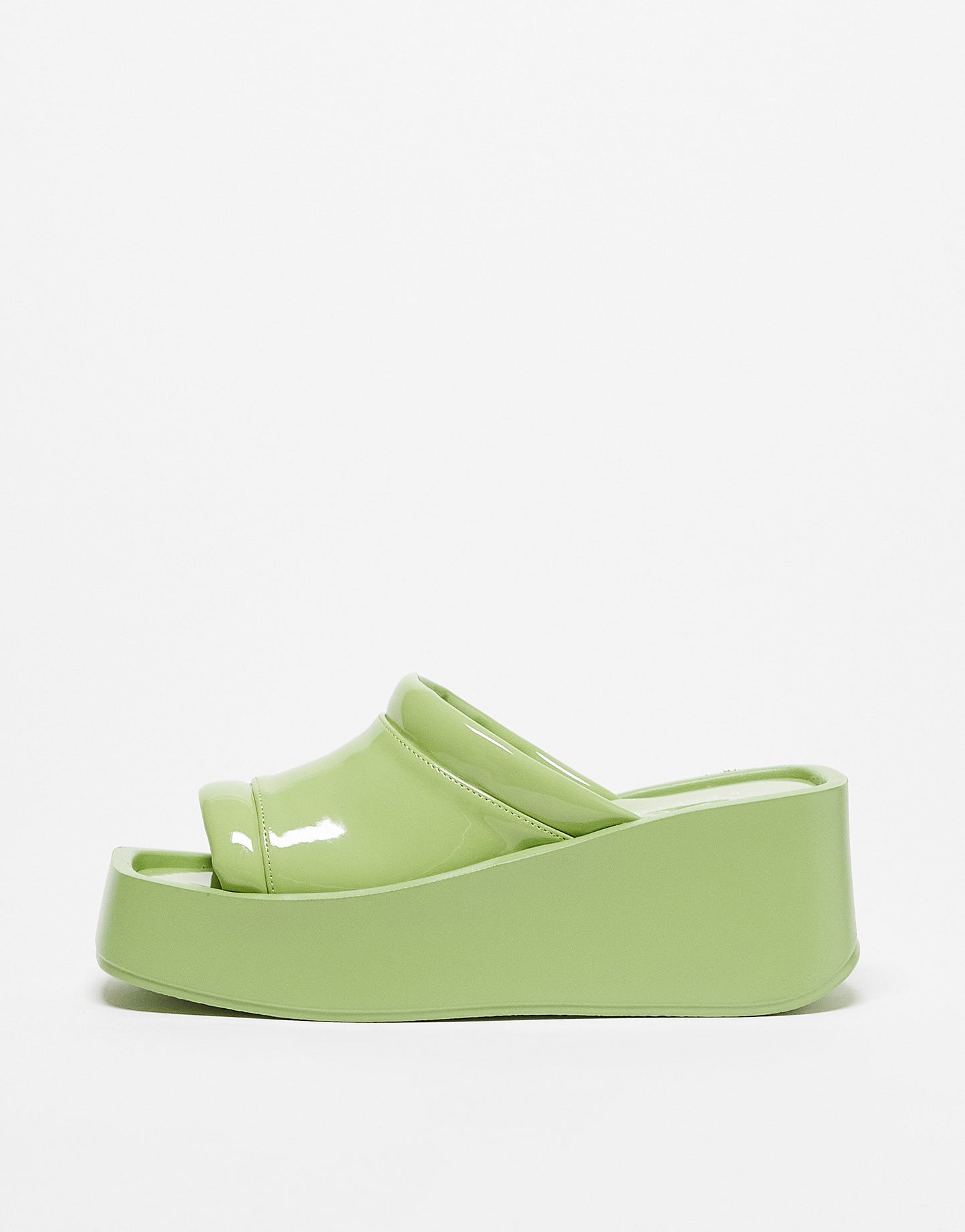 Daisy Street Exclusive chunky sole sandals in green