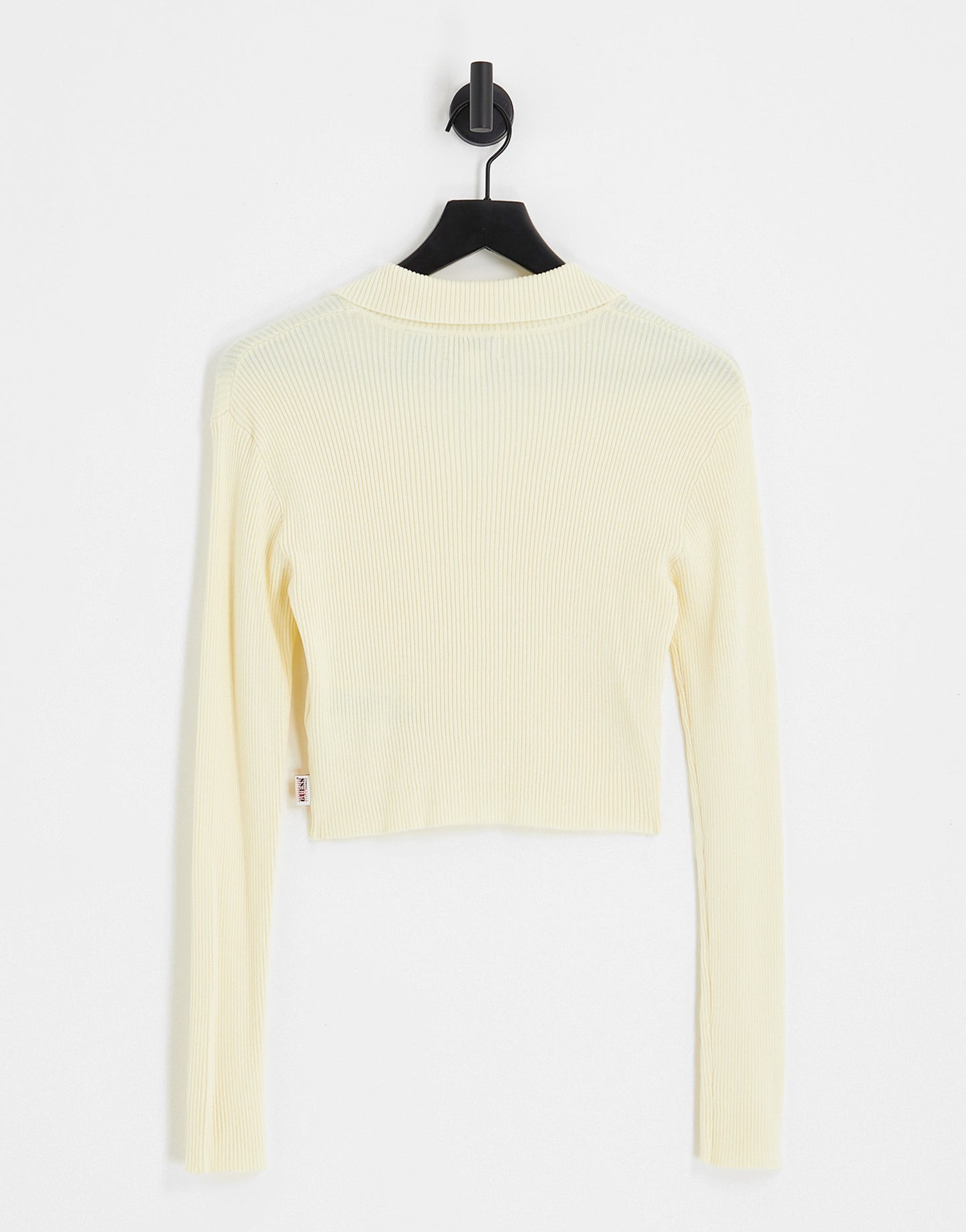 Guess Originals zip up sweater in yellow