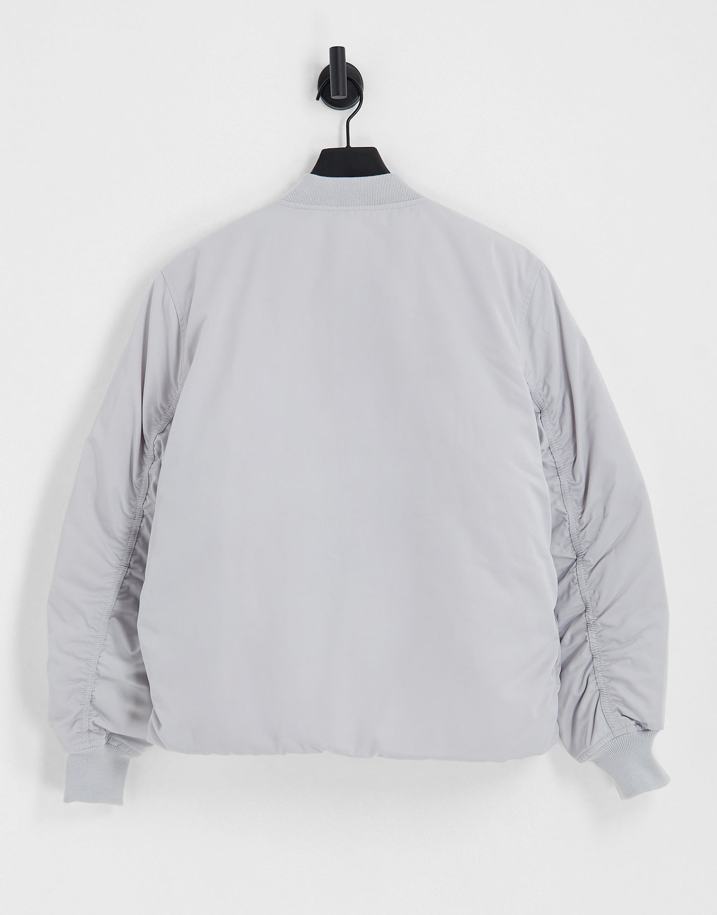 Weekday Destiny bomber jacket in light grey