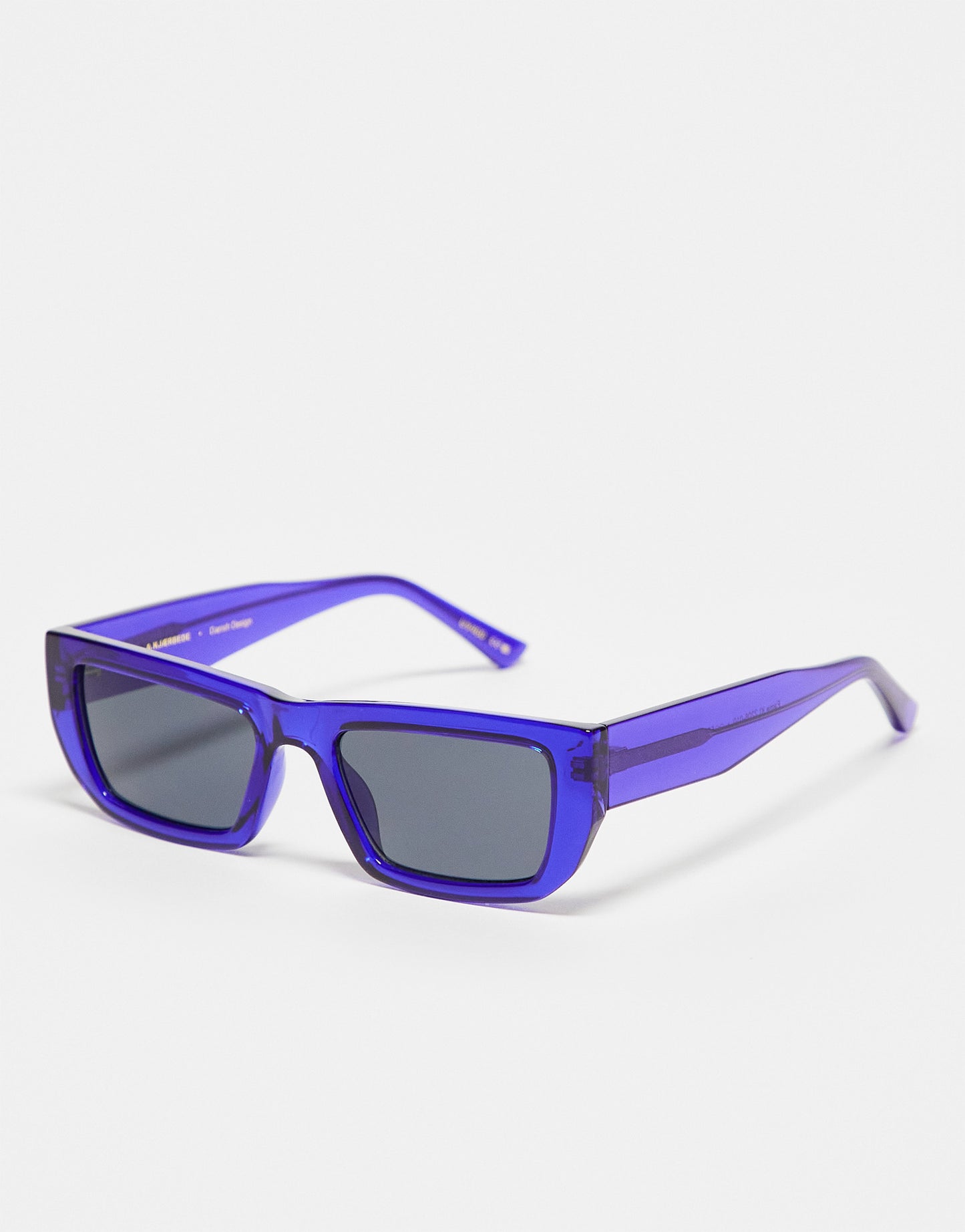 A.Kjaerbede Fame square festival sunglasses in purple transparent