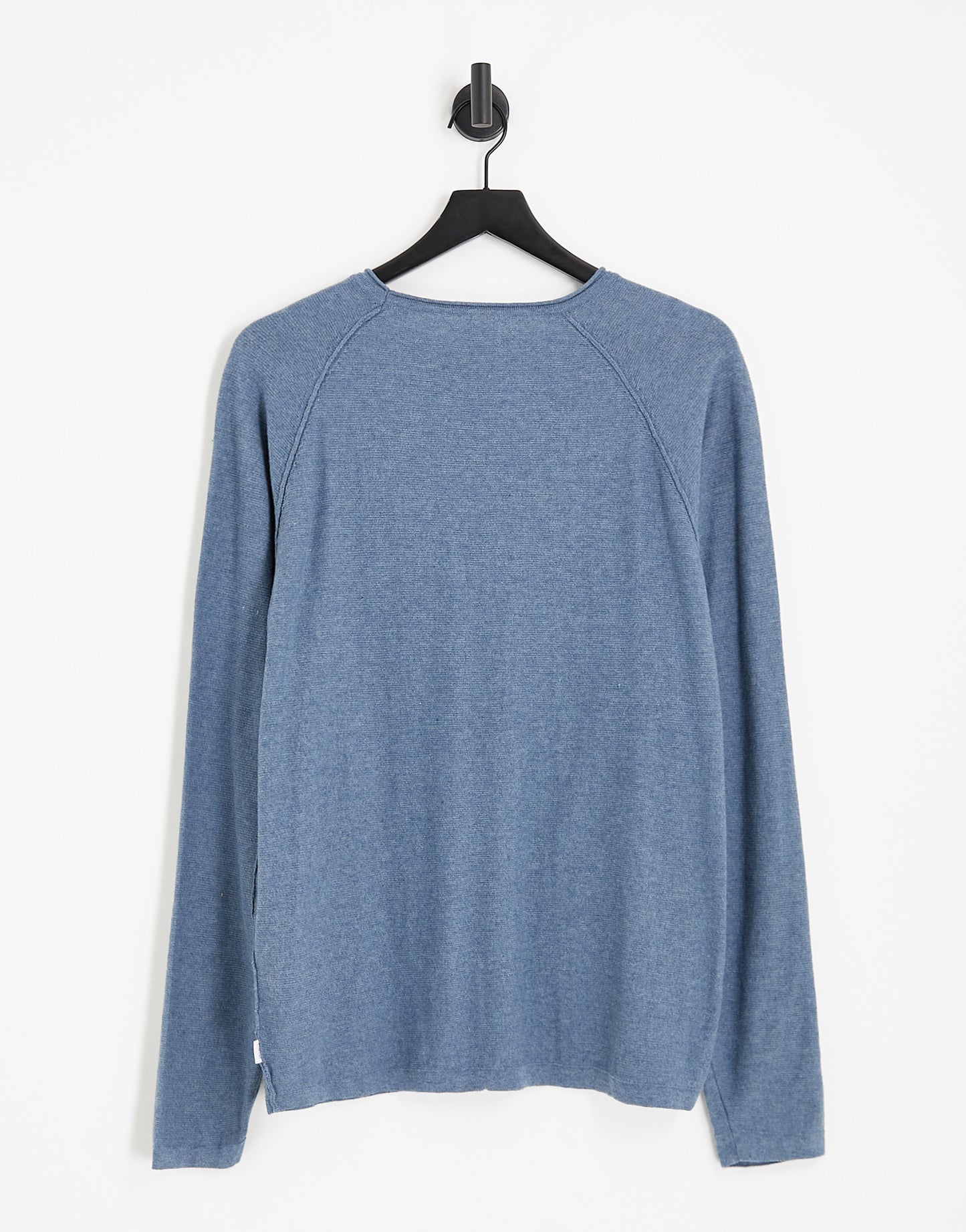 Jack & Jones lightweight crew neck jumper in blue