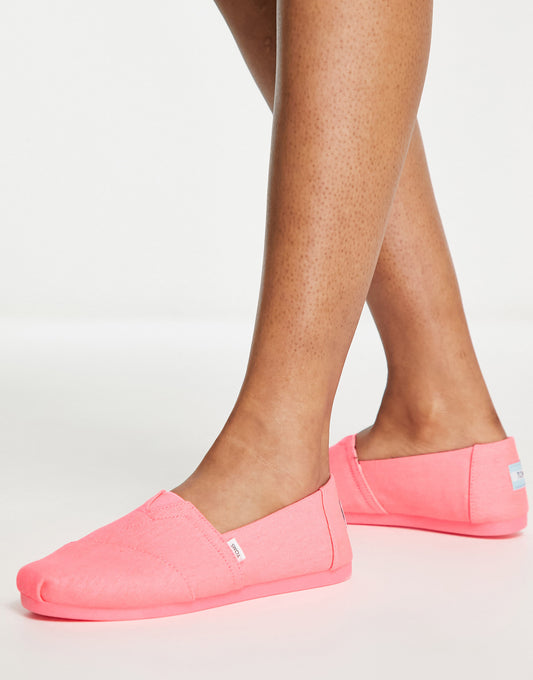 Toms alpargata espadrilles in pink