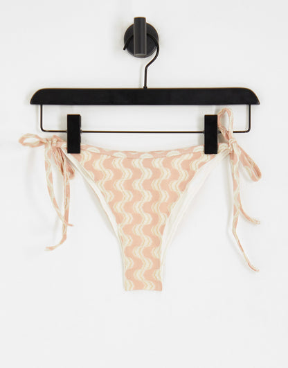 & Other Stories tanga bikini bottom in wave