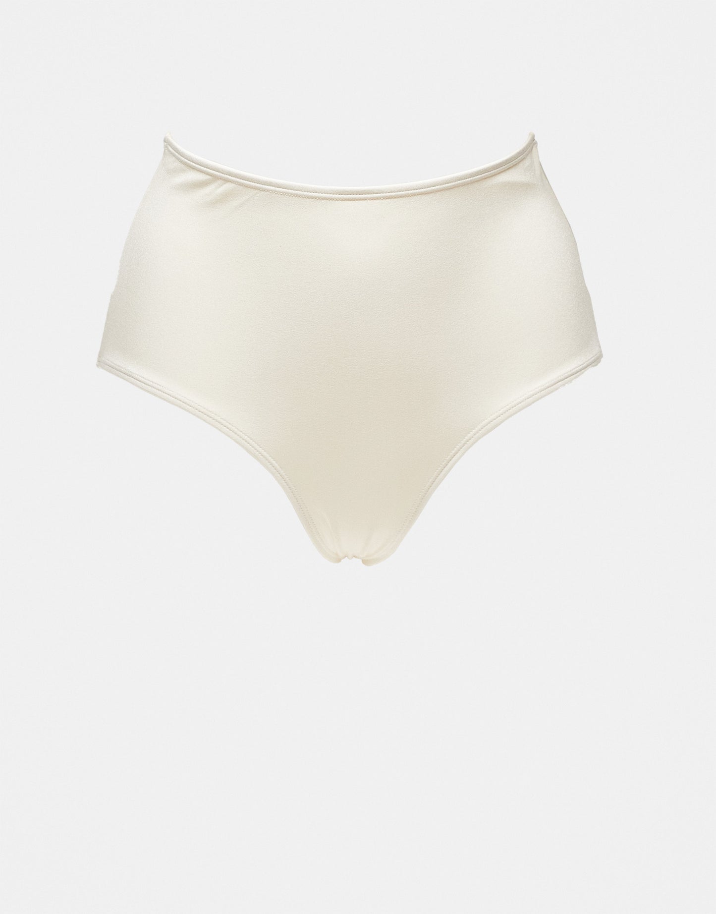 & Other Stories high waist bikini bottom in off white