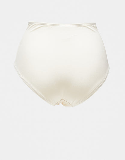 & Other Stories high waist bikini bottom in off white