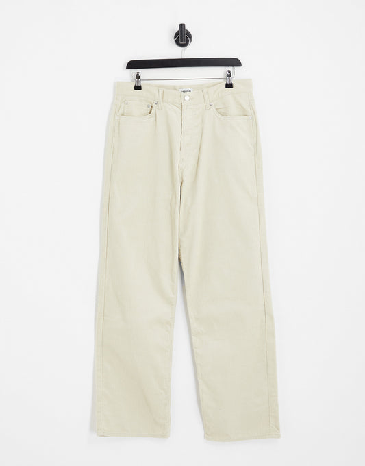 Weekday galaxy cord trousers in beige